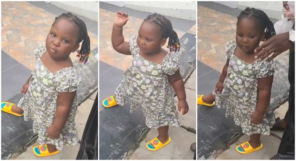 Photo of beautiful Nigerian girl who showed off her smartness to adults.