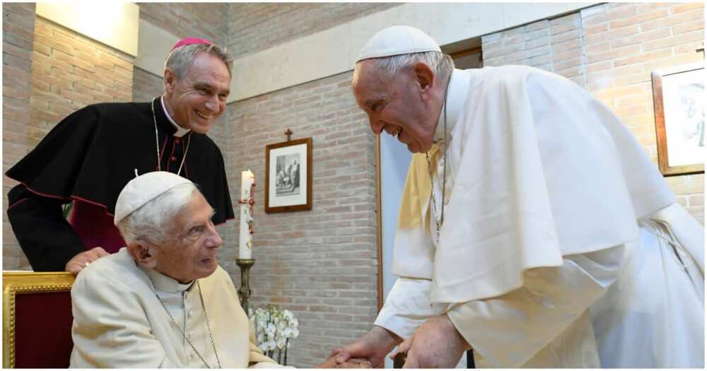 Pope Francis and Benedict XVI Pope Francis and Benedict XVI