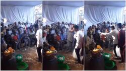 Party scatters as groom fights wedding guest who sprayed him money, video causes stir