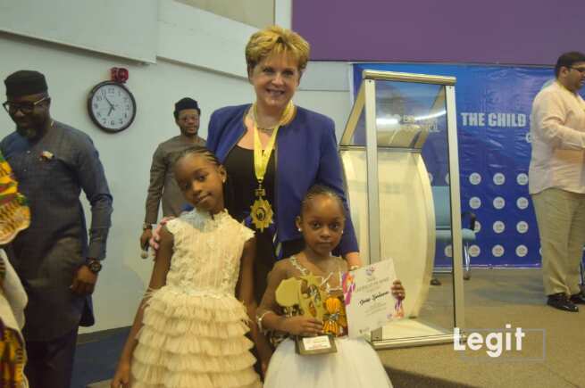 Exclusive: Most Beautiful Girl in the World Jare Ijalana wins African Child Fashion Personality Award in Ghana
