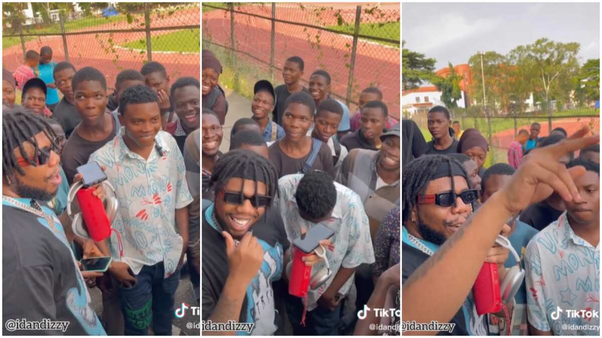 Watch amazing moment Nigerian man entertained Yabatech students with sweet music