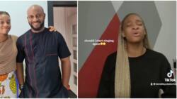 Yul Edochie shares video showing daughter's impressive singing voice, fan says: "She'll keep ignoring you"