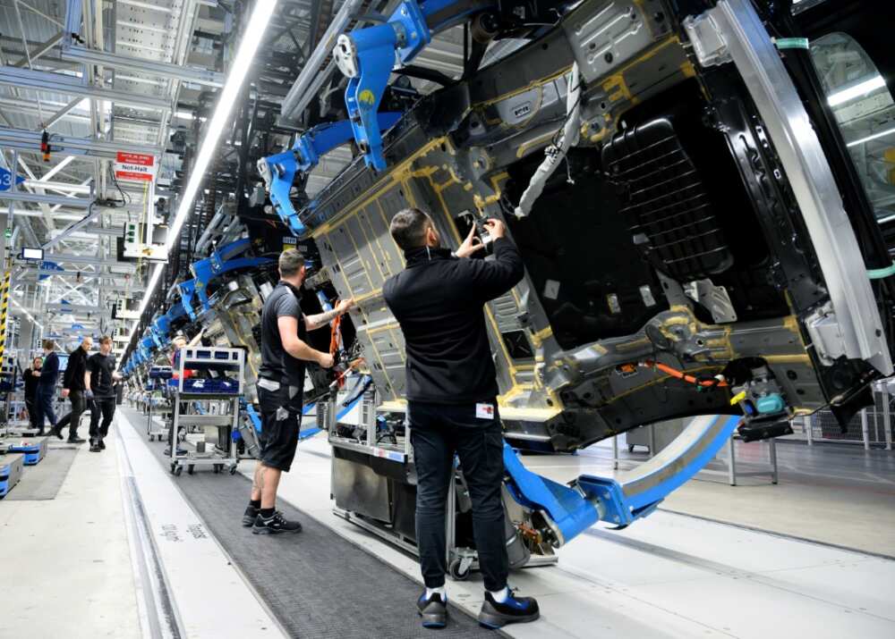 New industrial orders in Germany jumped by seven percent in June, offering a rare ray of light for the economy