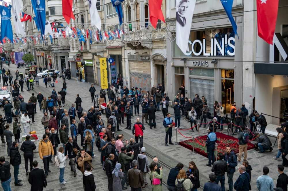 Istiklal Avenue reopened early Monday to pedestrian traffic