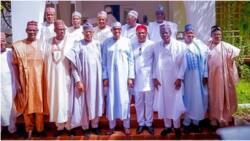 BREAKING: Photos, details emerge as Nigerian governors visit Buhari