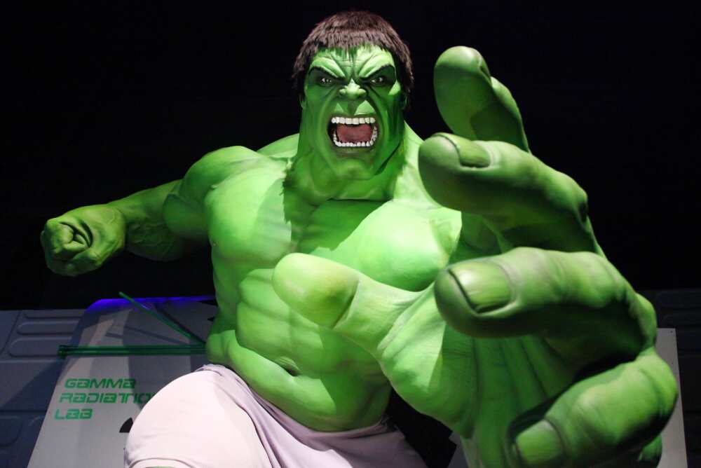 Hulk appears at the Madame Tussauds New York's Interactive Marvel Super Hero Experience