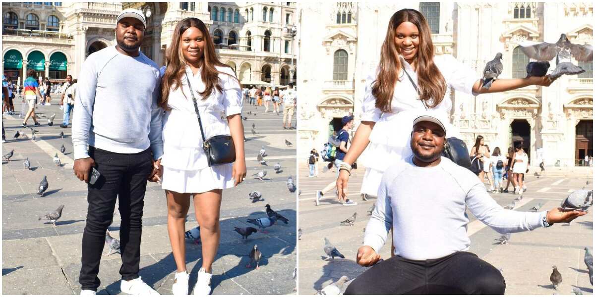 Ubi Franklin's baby mama Sandra Iheuwa vacations with hubby, addresses those saying she's flaunting marriage