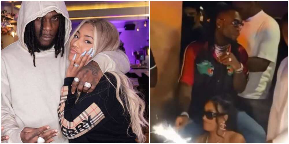 Burna Boy and Stefflon Don all loved up in Ghana despite cheating scandal (videos) Burna Boy and Stefflon Don all loved up in Ghana despite cheating scandal (videos)