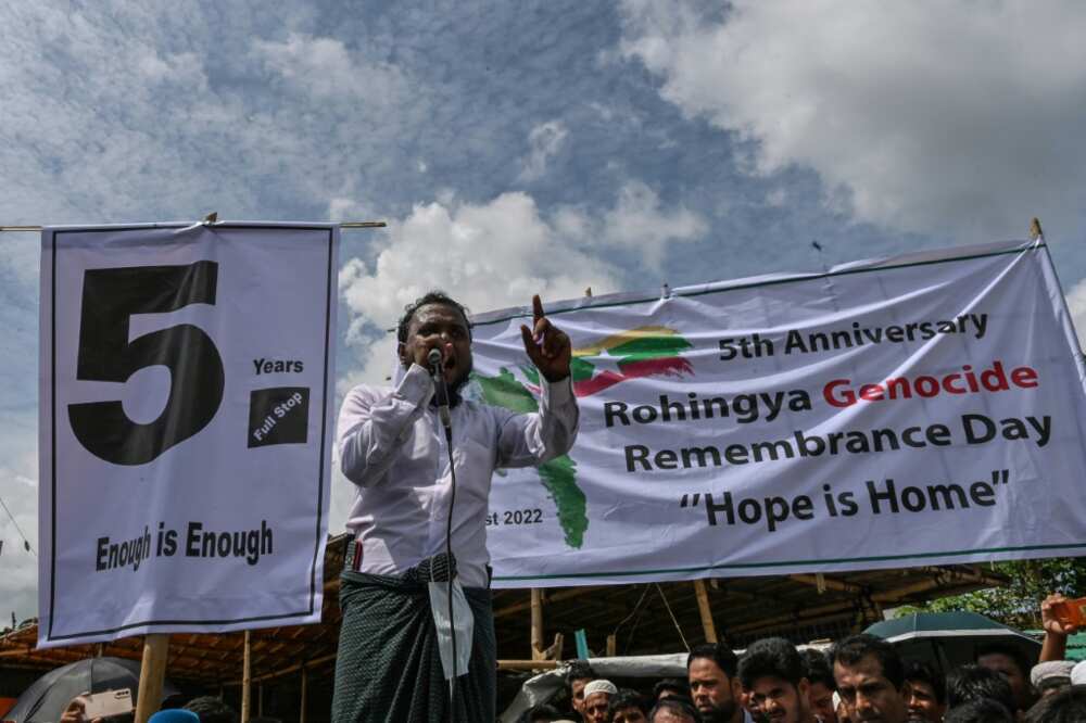 Rohingya refugees hold "Genocide Remembrance Day" rallies across a network of camps in Bangladesh