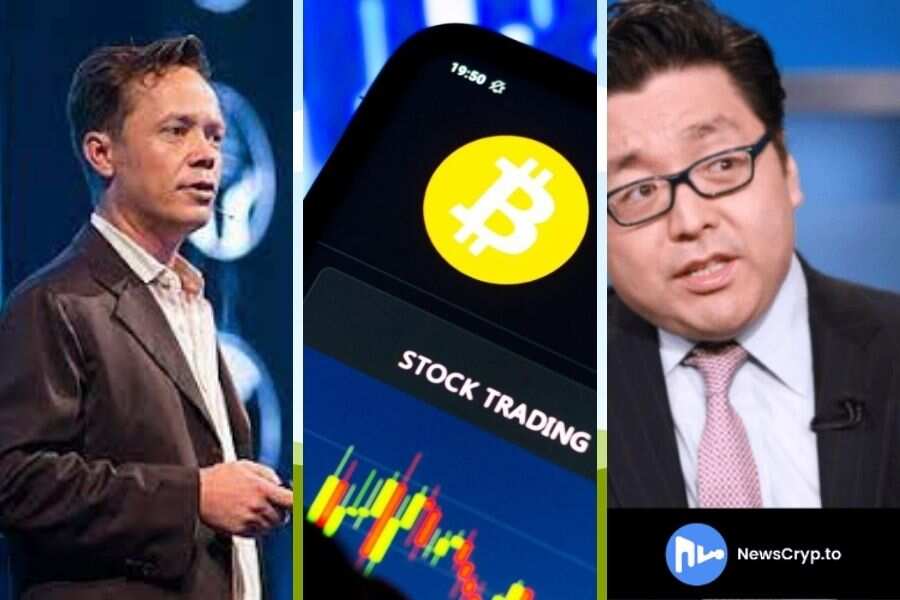 Brock Pierce and Tom Lee