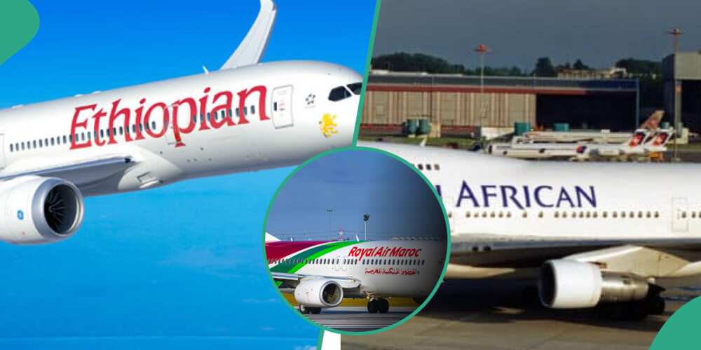 Ethiopian Airlines, EgyptAir, South African Airways