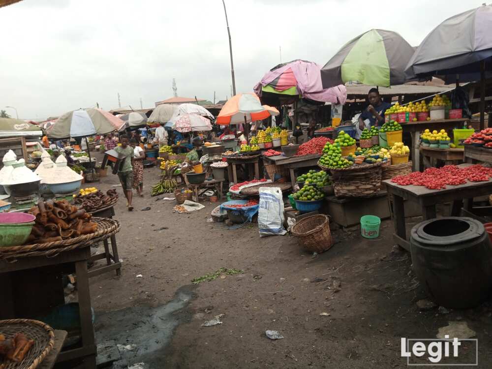 Goods on display at popular Lagos market, Lagos. Photo credit: Esther Odili