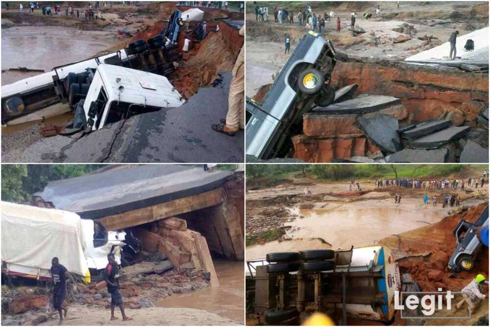 Mokwa/Jebba link bridge collapses.