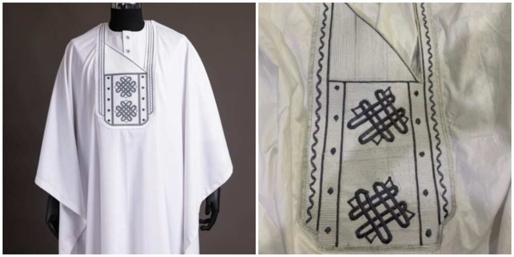 Ramadan edition: Man shares photo of agbada ordered vs what he got