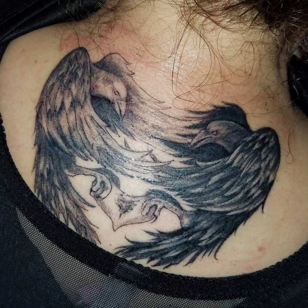 raven tattoo