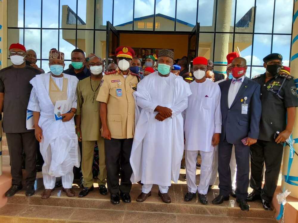 FG, South East governors, others commend Ugwuanyi’s support for FRSC Academy