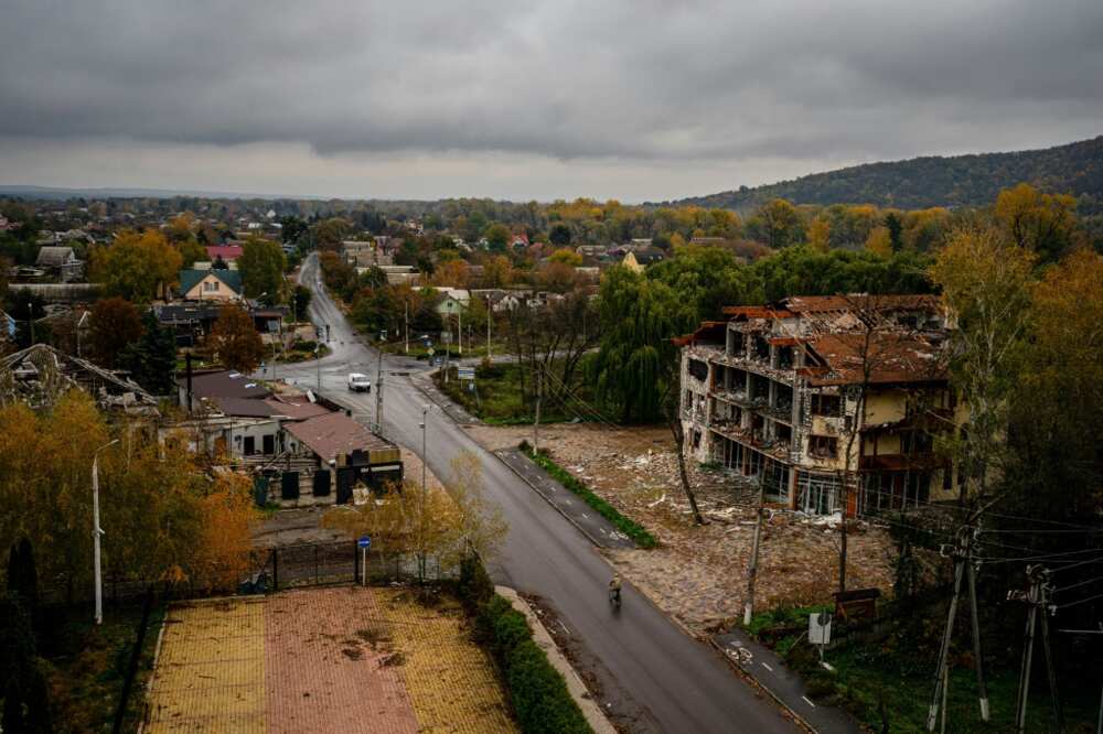The town was recaptured by Ukrainian troops in September