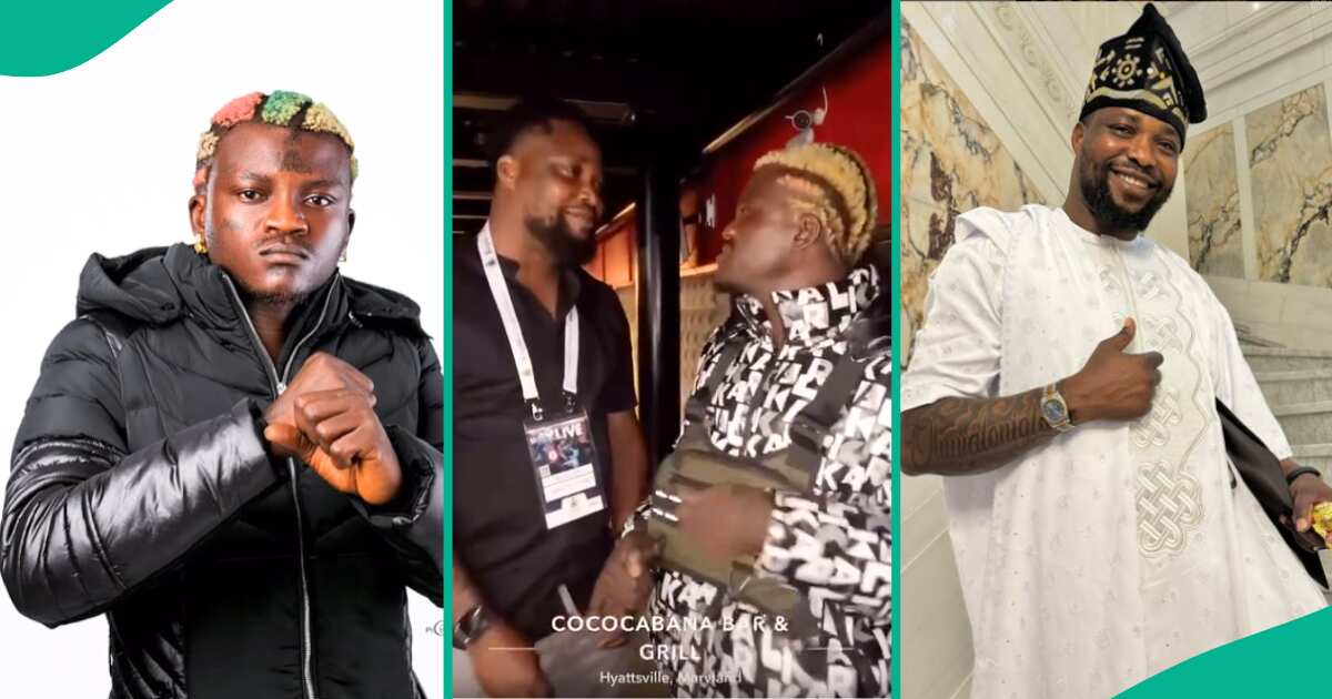 See hilarious video of Portable with actor Omobanke in America