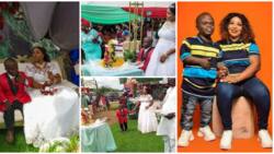 Videos, photos as small-sized Nigerian man marries a beautiful and huge lady as second wife in Delta