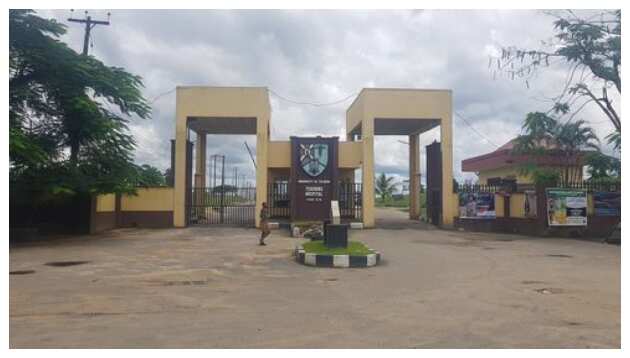 The gate of University of Calabar Teaching Hospital