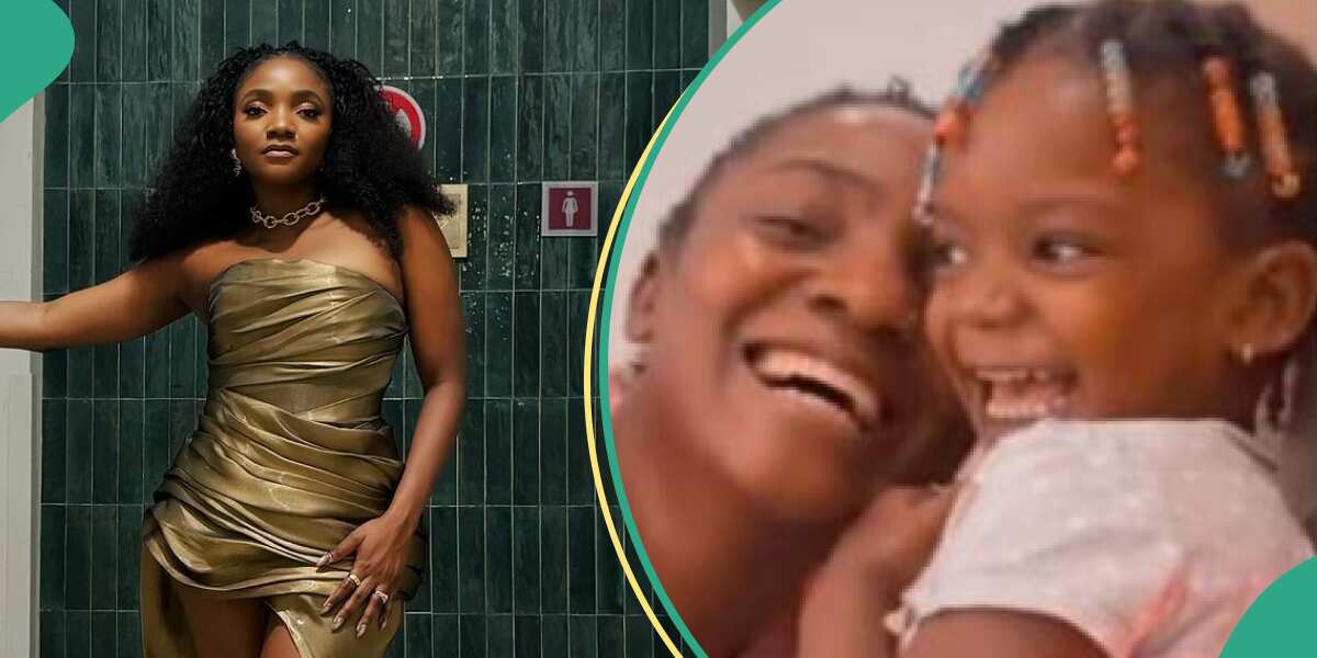 See the cute way Simi and Adekunle Gold's daughter sang Kizz Daniel's song 'ODO' (video)