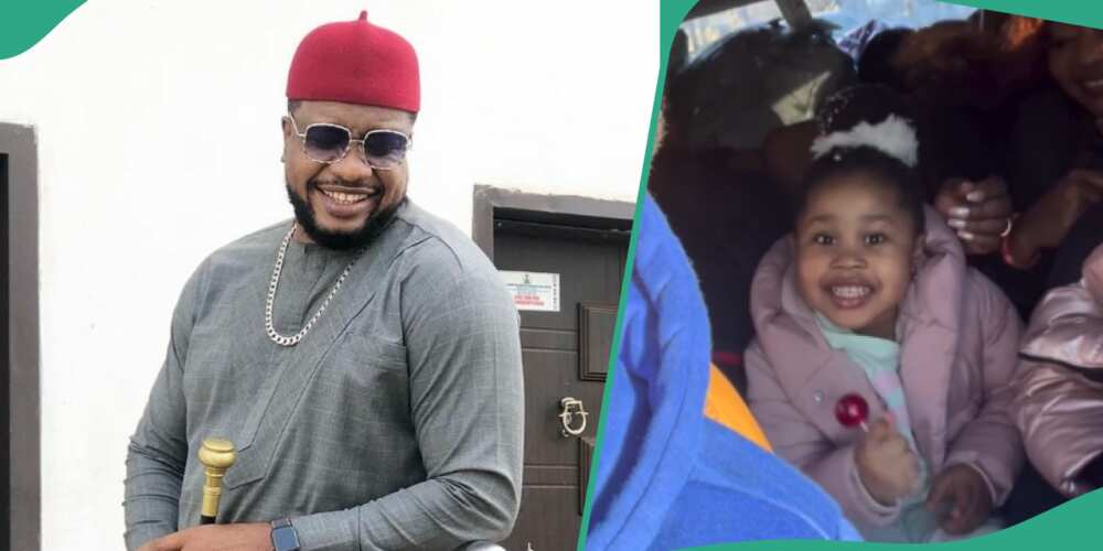 Actor Browny Igboegwu finally meets his daughter four years after her birth.