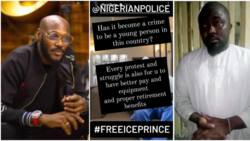 “Free Ice Prince”: 2baba cries out on social media after rapper was arrested for allegedly abducting police