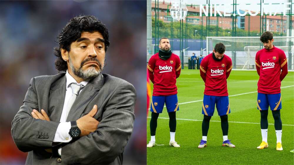 Lionel Messi, Barcelona star, pays emotional tribute to Diego Maradona Lionel Messi, Barcelona star, pays emotional tribute to Diego Maradona