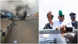 Tension flairs up, cars burning down barely 24 hours PDP takes over from APC in Osun