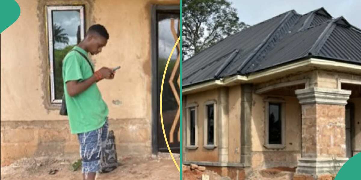 From a plot of land to a stunning home: Woman congratulates her partner for his hard work and dedication, shows video of the progress