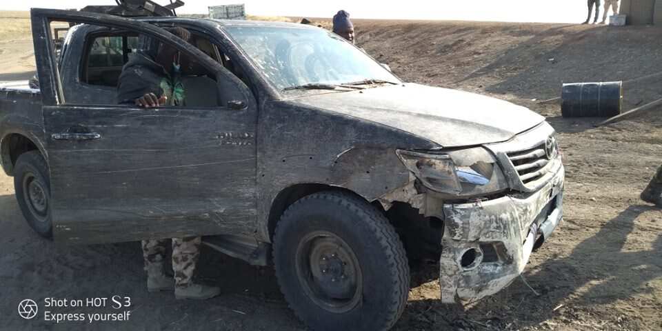 Vehicle recovered from Boko Haram terrorists, Source: Nigerian Army