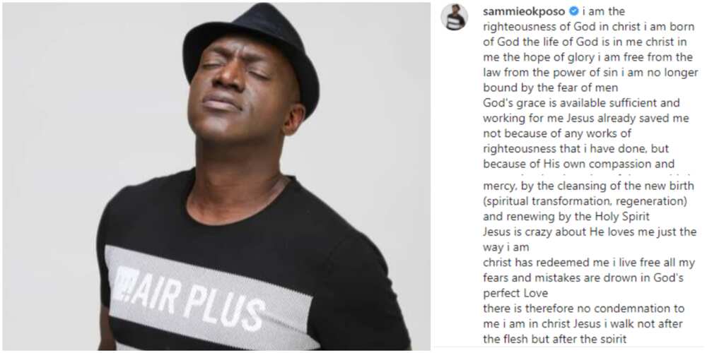 Sammie Okposo returns to social media