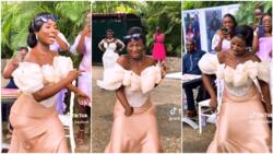 Bride's sister steals show on wedding day with dance moves, many look at her hip pad