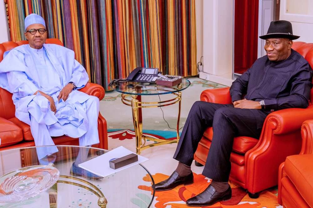 Yanzu-yanzu: Buhari ya shiga ganawar sirri da Goodluck Jonathan