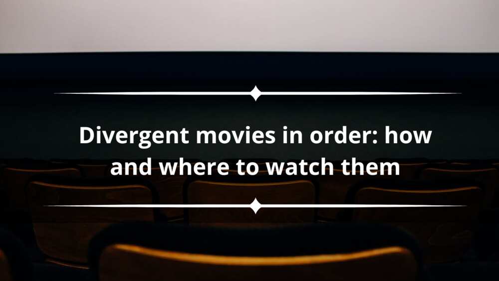 Divergent movies in order