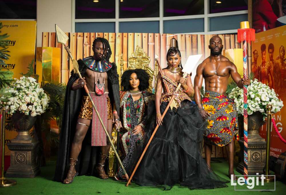 African royalty, Ebun Dosumu, Grandprince Ita, The Woman King Premiere, Film one