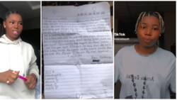 "Your lips are so pink": Nigerian lady shocked over the sweet letter she found in her younger brother's bag