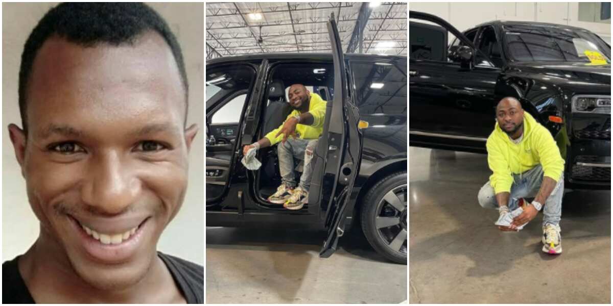 Hilarious reactions as man advises Davido to invest and save for rainy days after spending N240m on new car