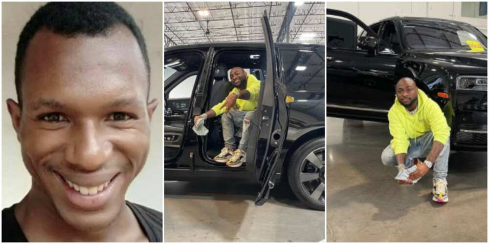 Hilarious Reactions as Man Advises Davido to Invest and Save for Rainy Days After Spending N240m on New Car
