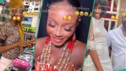 "From sales girl to oga wife": Nigerian lady over the moon as she weds her rich boss, video trends