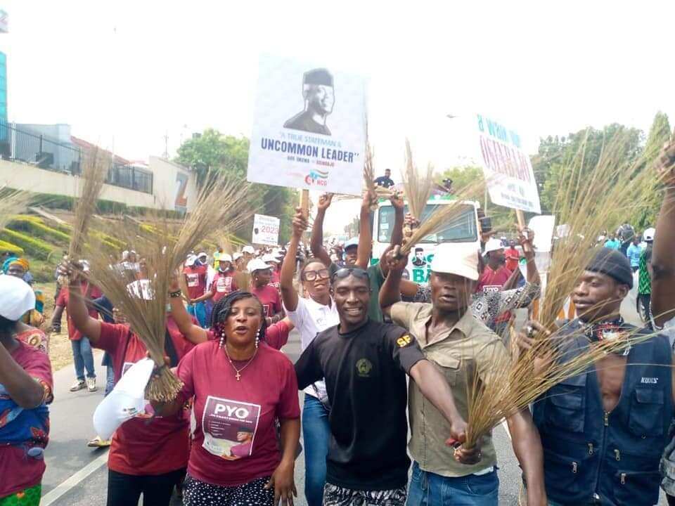 Supporters of Osinbajo