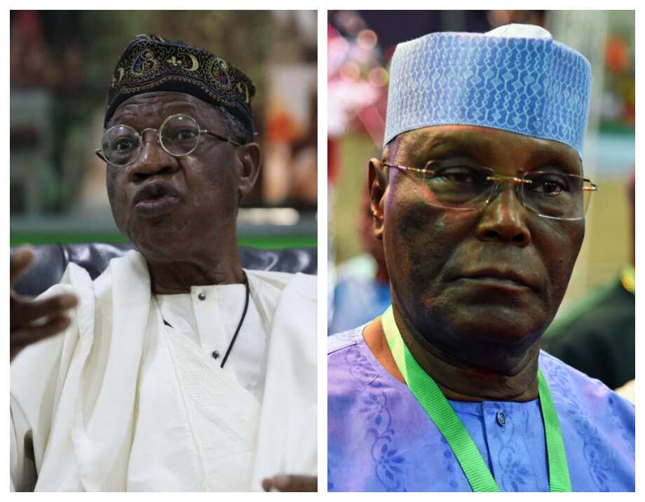 Atiku Abubakar, Lai Mohammed, 2023 presidential election, Muhammadu Buahri, security in Nigeria