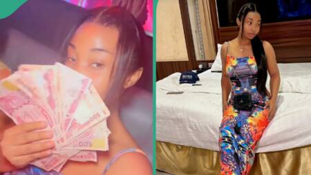 Nigerian lady turns table as she takes man to her hotel room after meeting him in club, shares video