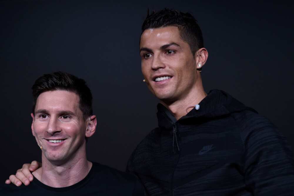 Ronaldo tare da Messi Ronaldo tare da Messi