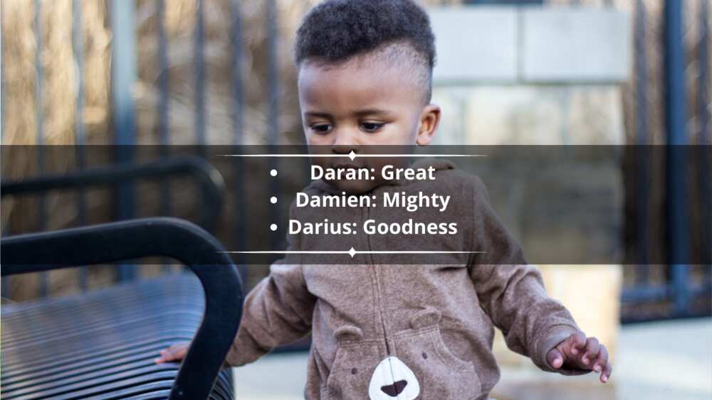 Popular black baby boy names