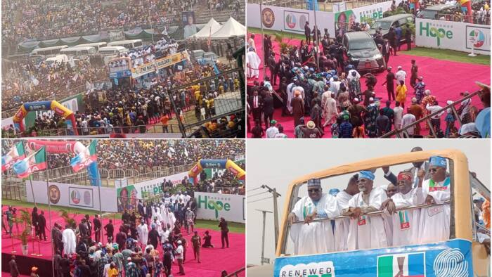 Live Updates: I will work hard for Nigeria as Buhari did for me, Tinubu declares at grand finale Lagos rally