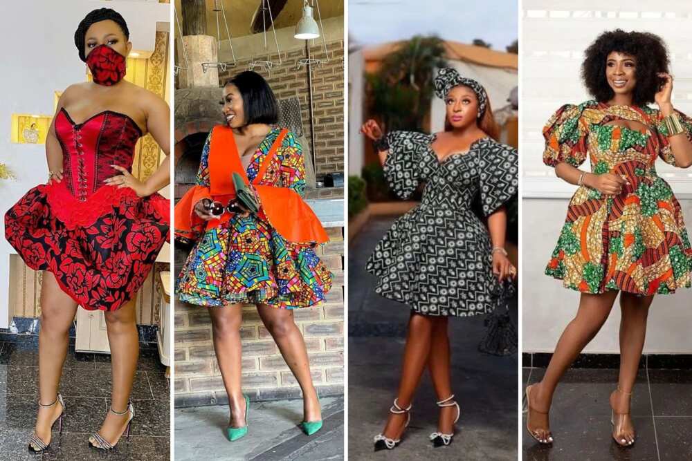 Latest and Smart Ankara Mini Kaftan Styles. - Ladeey  Short dress styles,  Kaftan styles, Ankara short gown styles