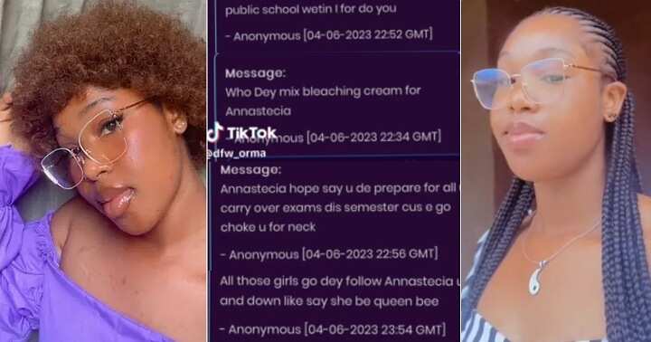 Student leaks anonymous messages coursemates wrote about her
