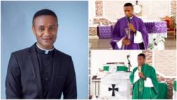 Drinking alcohol won't stop you from going to heaven, it is medicinal - Nigerian Catholic priest says in video