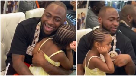 Tell them your daddy is rich! Davido brags as he splashes millions on jewellery for daughter